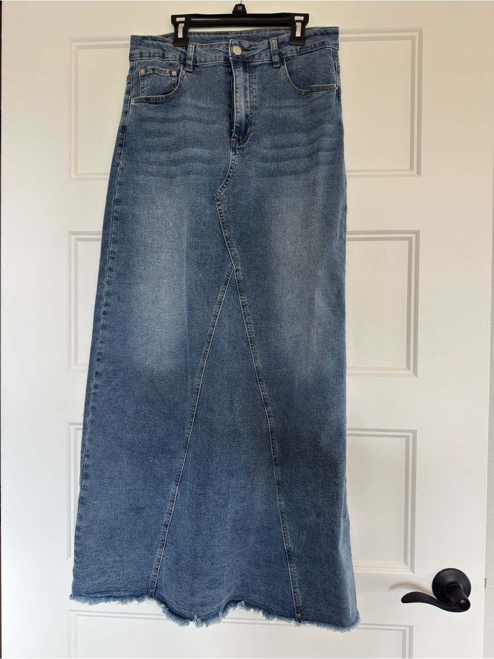 Women’s Long Denim Skirt - Blue